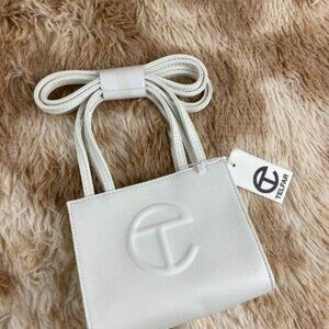 Telfar Small White Bag